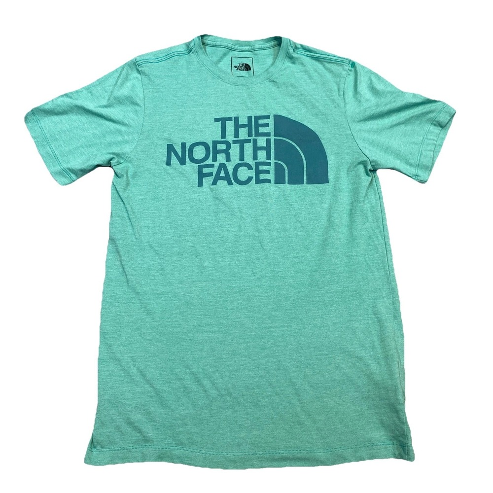 The North Face Shirt Small Green Knit Athletic Outdoor Camping Gorpcore